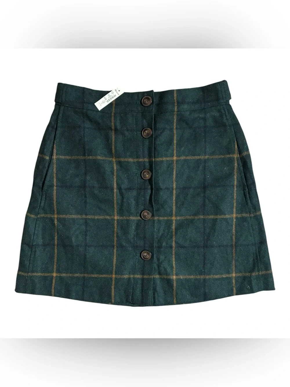 Madewell Tartan Plaid Wool Blend Mini Skirt - Picture 4 of 7